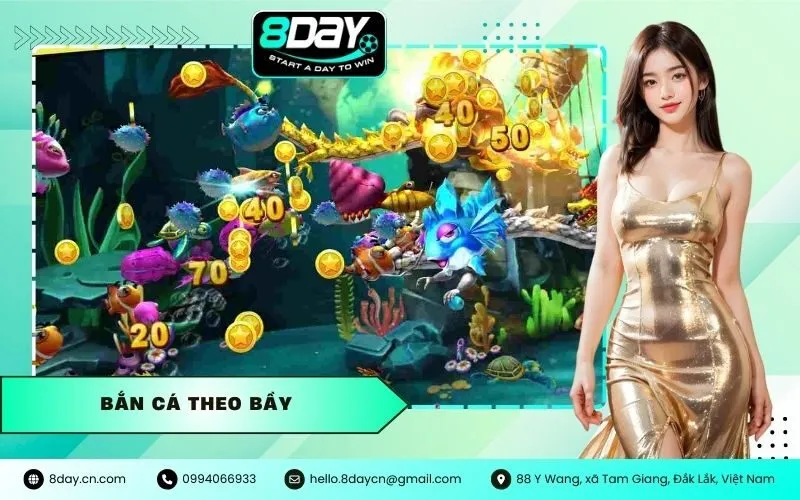 Bắn cá theo bầy