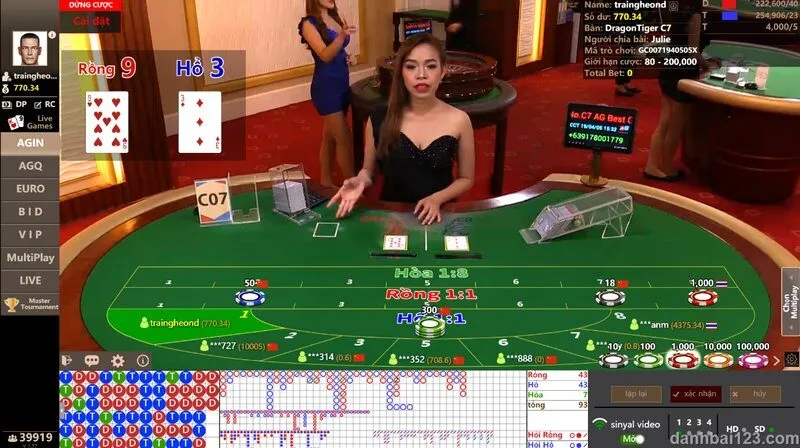 cược từ thấp đến cao