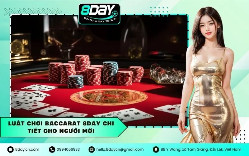 Luật chơi Baccarat 8Day chi tiết cho người mới