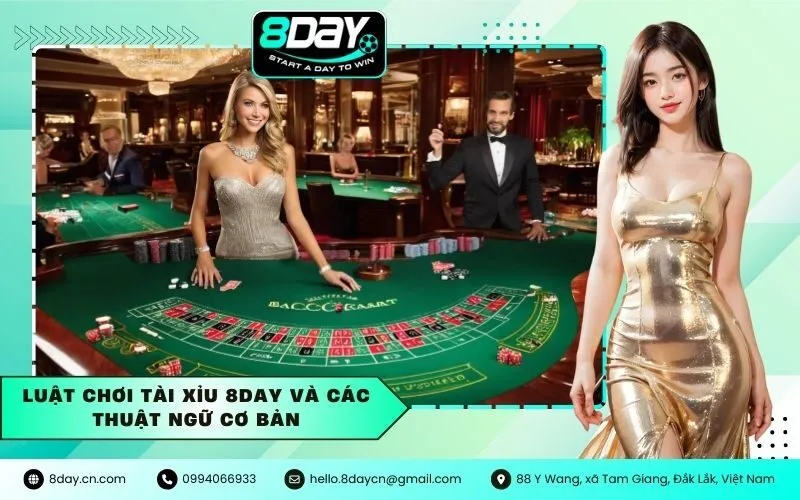 Luật chơi Tài Xỉu 8Day và các thuật ngữ cơ bản