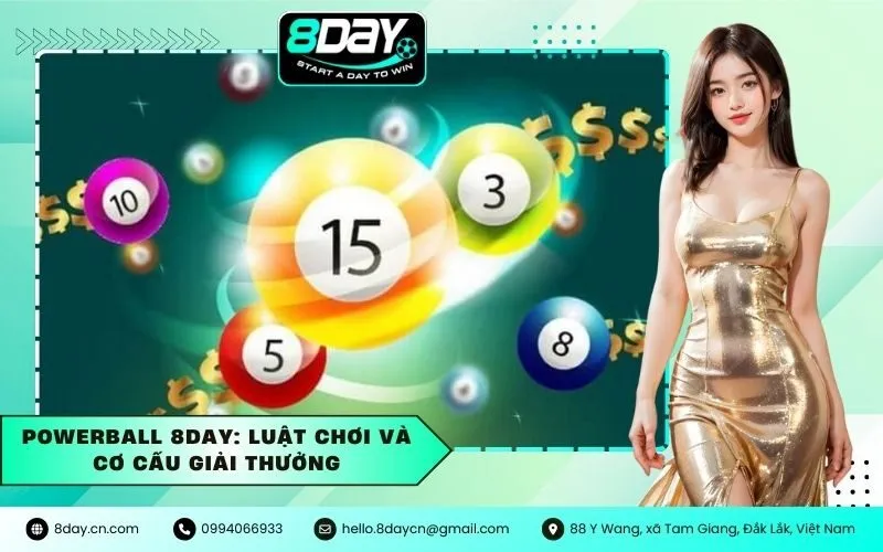 Powerball 8Day: Luật chơi và cơ cấu giải thưởng