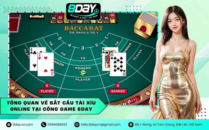 Tổng Quan Về Bắt Cầu Tài Xỉu Online Tại Cổng Game 8DAY