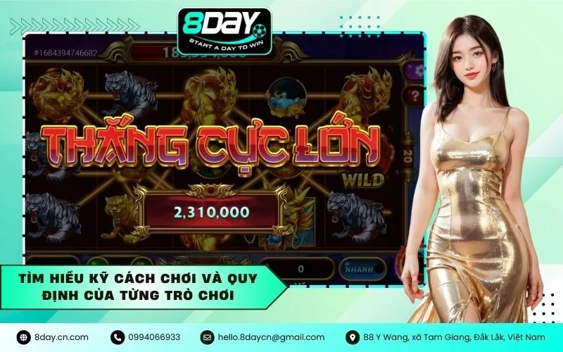 Tìm hiểu kỹ cách chơi và quy định của từng trò chơi